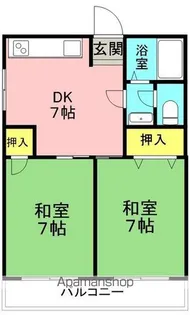 ハイツ松ノ元【301号室】の間取り