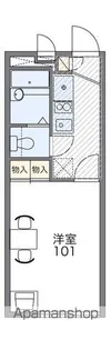 レオパレスハピネス【1階】の間取り