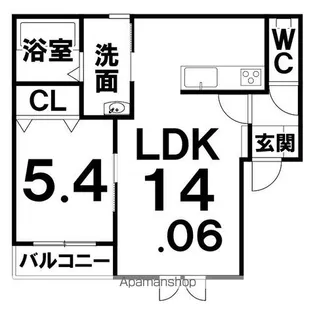 Larissa【2階】の間取り