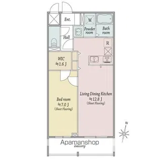 MOCXION川越南通町【1階】の間取り