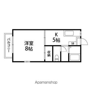 ジュネスダイドーA【105号室】の間取り