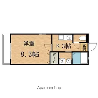 東京都日野市大字日野【アパート】の間取り