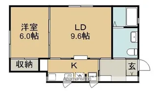 東京都杉並区天沼2丁目【アパート】の間取り