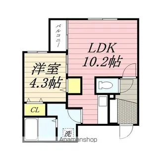 ApprendRise【1階】の間取り