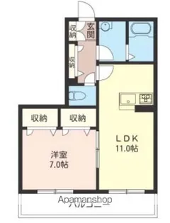 キースリーピアⅡ【103号室】の間取り
