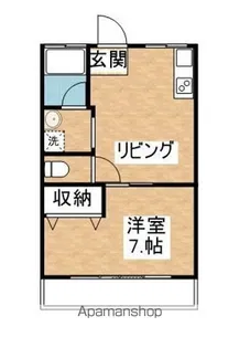 上坪コーポⅡ【103号室】の間取り