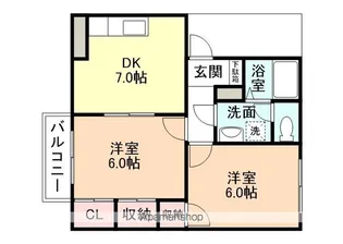 サンドリーム【1階】の間取り