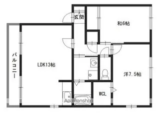 アベニュー御立 A棟【2階】の間取り