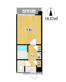 シャルマンフジ住吉弐番館【1階】の間取り