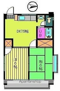 フレーベルハイツ【4階】の間取り