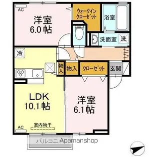 メゾン・ショコラ【1階】の間取り