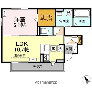 CLIVIA(クリビア)【1階】の間取り