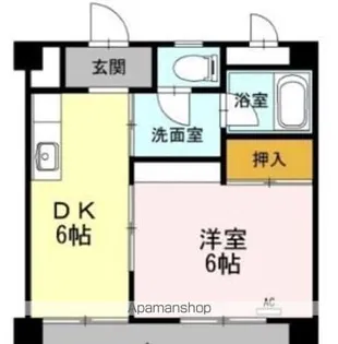 シティコーポ大淀【405号室】の間取り