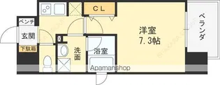 ララプレイス梅田東シエスタ【9階】の間取り