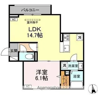 グラナーデ貫井【3階】の間取り