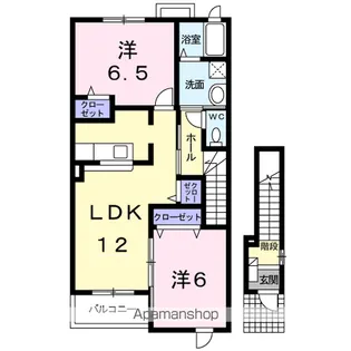 セレノ佐久平 C【203号室】の間取り