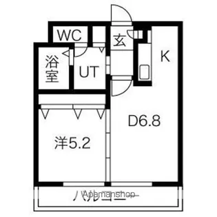 ホープ銭函【4階】の間取り