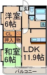 ラミアカーサ【2階】の間取り