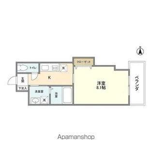 エルメディオ千種【8階】の間取り
