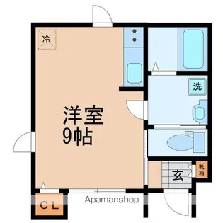 エクシア中江【1階】の間取り