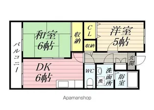 グランディ【302号室】の間取り