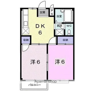 ハイム・トシ【2階】の間取り