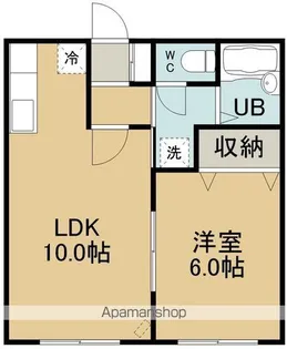 チャーム12【1階】の間取り