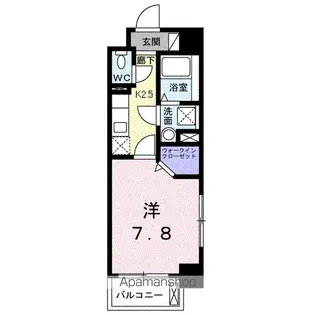 名取飯野坂壱番館【6階】の間取り