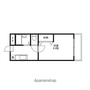 滋賀県甲賀市水口町山【アパート】の間取り