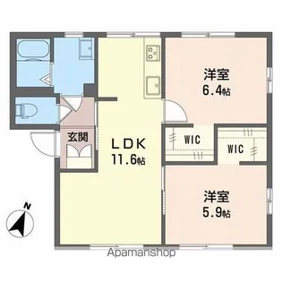 フレグランスランド【1階】の間取り