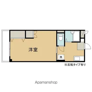 1Kの間取り画像