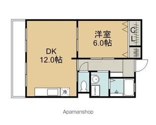 ファミール二城【2階】の間取り