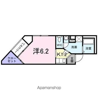 れいけん【3階】の間取り