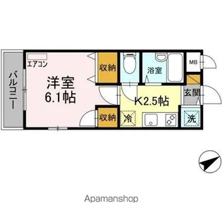 ラグーン舞浜【4階】の間取り