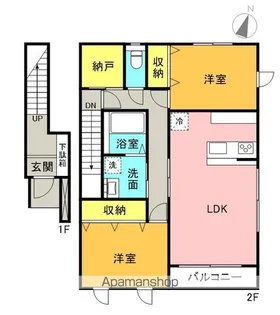 エヌシエルⅠ【203号室】の間取り
