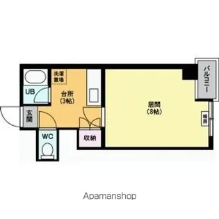 藤井ビル北17条Ⅲ【303号室】の間取り