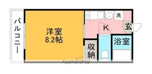 アミティエ【201号室】の間取り