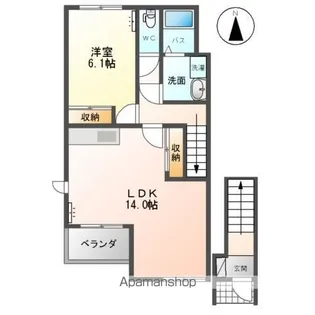 サン・ホーム 柏【2階】の間取り
