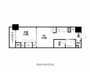 レジディア新御徒町【7階】の間取り