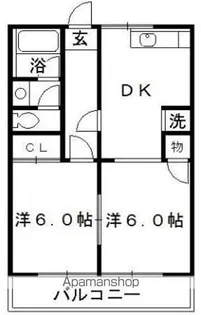 レスポワール【2階】の間取り
