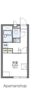 レオパレスRESIDENCEⅡ【1階】の間取り