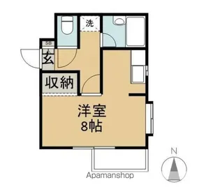 ラ・フォンテーヌ【3階】の間取り