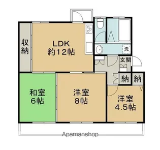 アーバンコート山根【201号室】の間取り