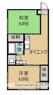 松原ハイツ【1階】の間取り