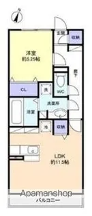 ドルチェ・アンナC【1階】の間取り