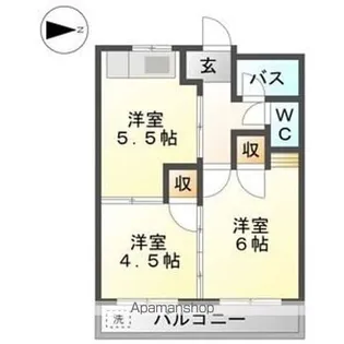 ピアリー琴が丘【3階】の間取り