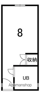 鳳乃舞雄飛が丘【208号室】の間取り