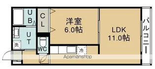 マンショングリーンリーフ【2階】の間取り