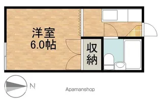 河合コーポA【207号室】の間取り