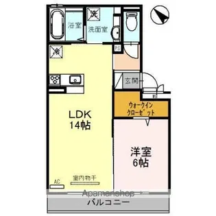 プランタン【3階】の間取り
